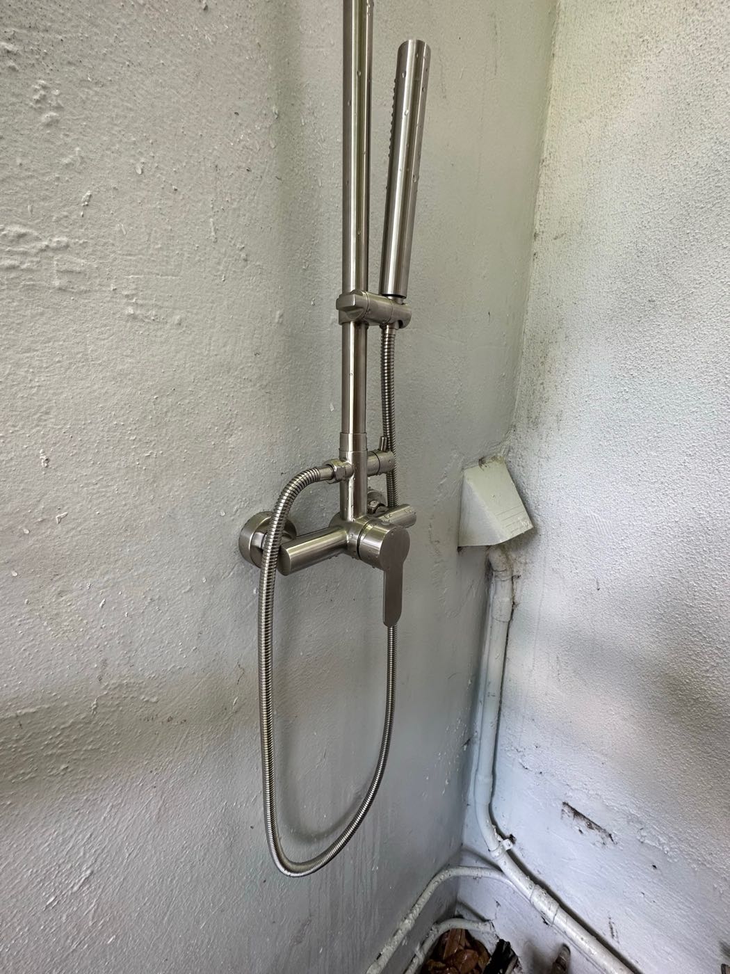 Exposed Rain Shower System — Logic Plumbing project