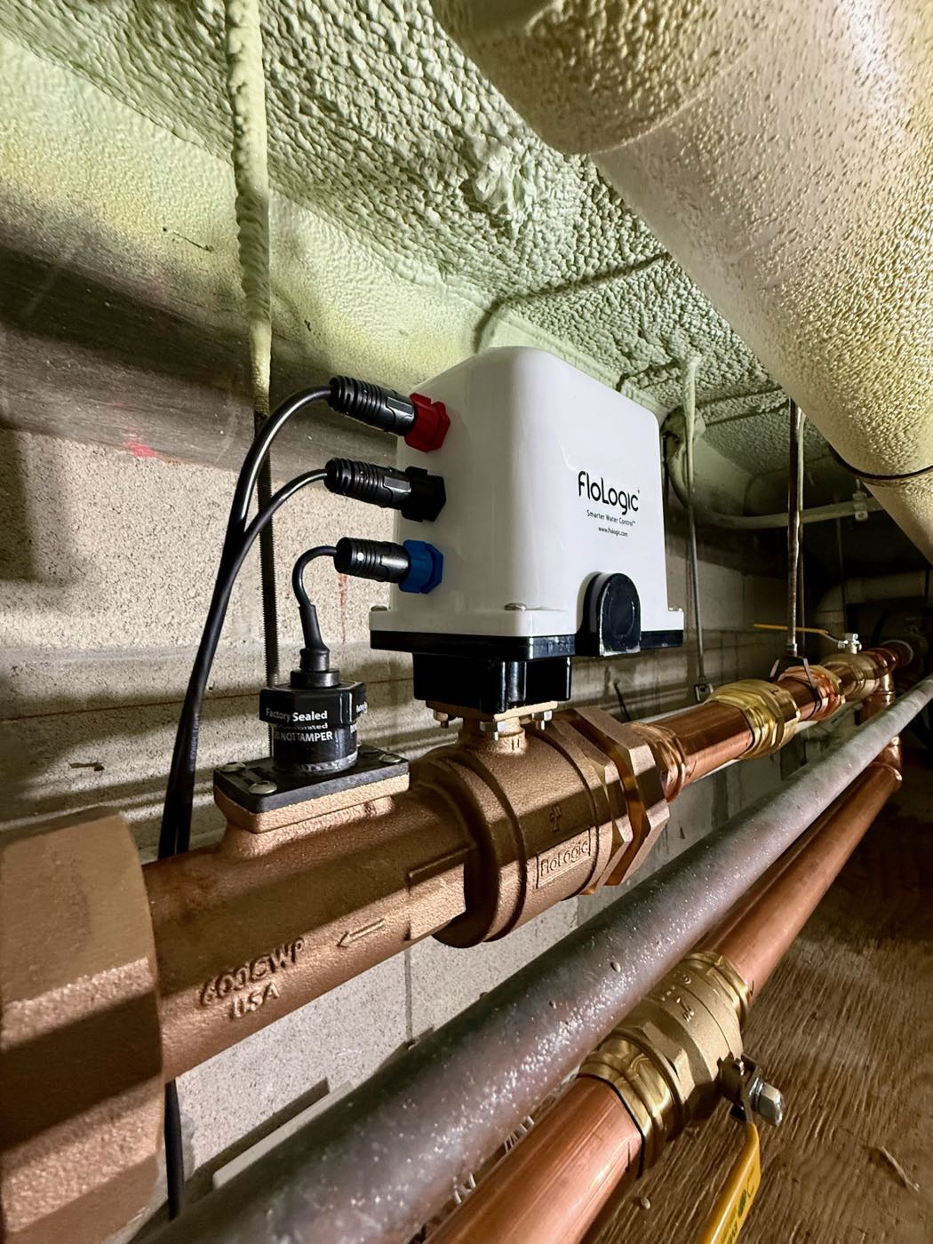 FloLogic Leak Protection — Logic Plumbing project