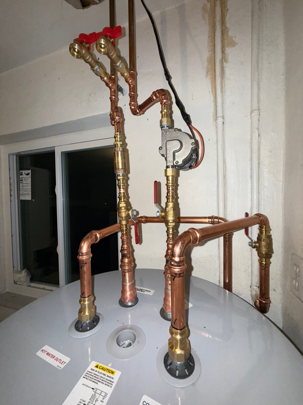 Press-Fit Manifold Detail — Logic Plumbing project